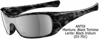 Oakley Antix Black Tortoise-Black Iridium (03-701)